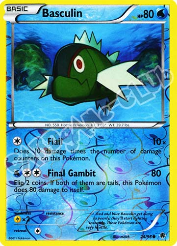 24 / 98 Basculin comune foil reverse (EN) -NEAR MINT-