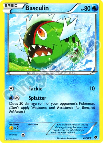 25 / 98 Basculin non comune (EN) -NEAR MINT-