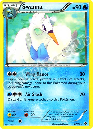 27 / 98 Swanna rara (EN) -NEAR MINT-
