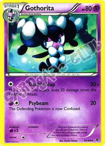 45 / 98 Gothorita non comune (EN) -NEAR MINT-