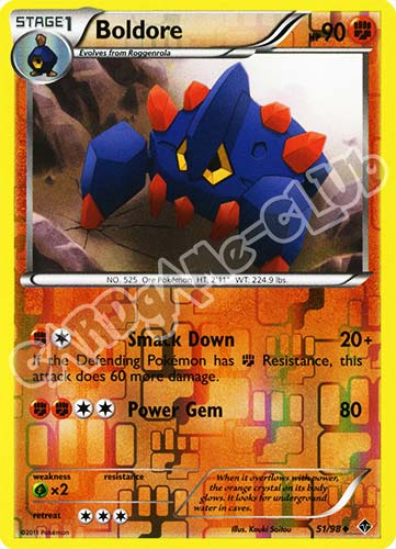 51 / 98 Boldore non comune foil reverse (EN) -NEAR MINT-