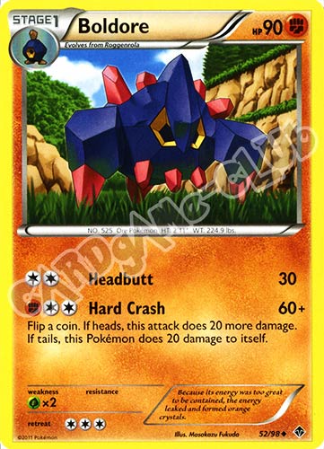 52 / 98 Boldore non comune (EN) -NEAR MINT-