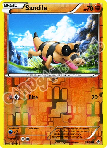60 / 98 Sandile comune foil reverse (EN) -NEAR MINT-