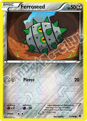 71 / 98 Ferroseed comune foil reverse (EN) -NEAR MINT-