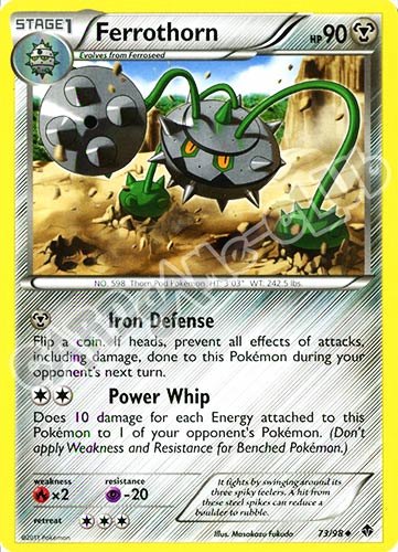 73 / 98 Ferrothorn non comune (EN) -NEAR MINT-