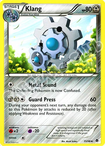 75 / 98 Klang non comune (EN) -NEAR MINT-