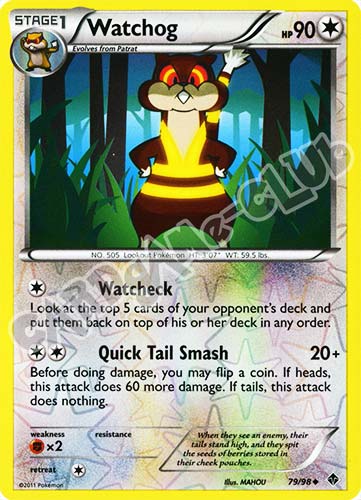 79 / 98 Watchog non comune foil reverse (EN) -NEAR MINT-