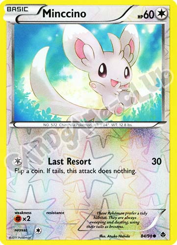 84 / 98 Minccino comune foil reverse (EN) -NEAR MINT-