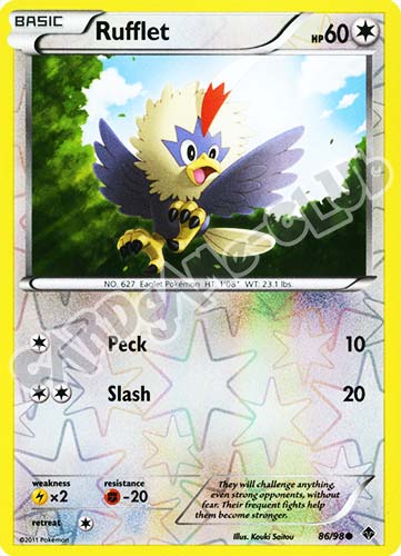 86 / 98 Rufflet comune foil reverse (EN) -NEAR MINT-