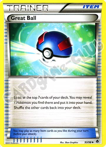 93 / 98 Great Ball non comune (EN) -NEAR MINT-