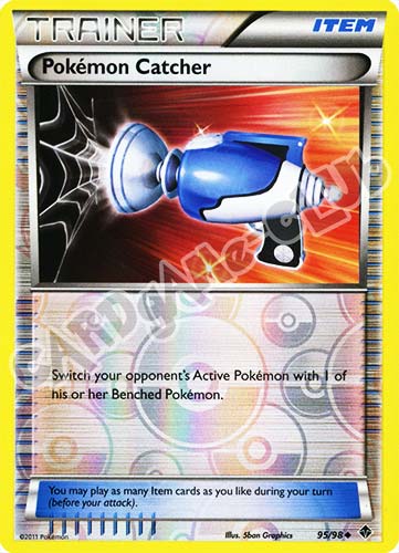 95 / 98 Pokemon Catcher non comune foil reverse (EN) -NEAR MINT-