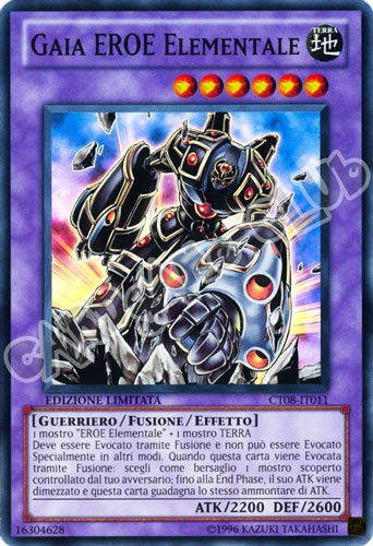 CT08-IT011 Gaia Eroe Elementale super rara Edizione Limitata (IT) -NEAR MINT-