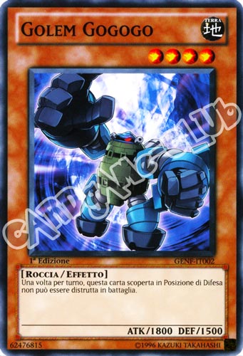 GENF-IT002 Golem Gogogo comune 1a Edizione (IT) -NEAR MINT-