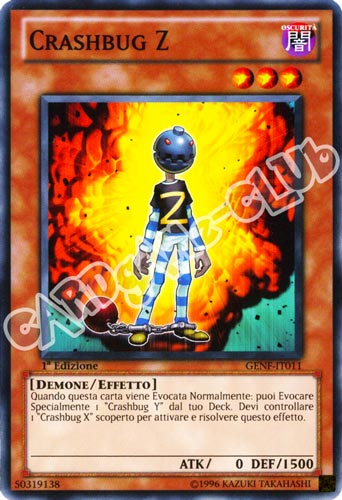 GENF-IT011 Crashbug Z comune 1a Edizione (IT)  -PLAYED-