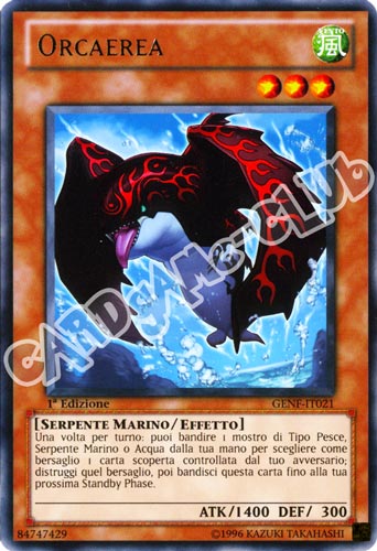 GENF-IT021 Orcaerea rara 1a Edizione (IT)  -PLAYED-