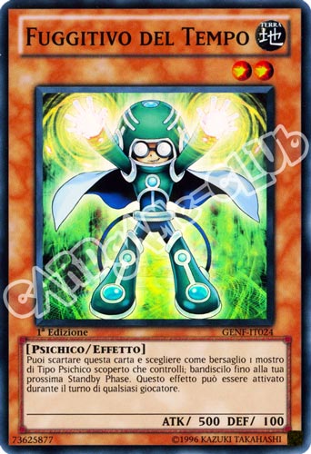 GENF-IT024 Fuggitivo del Tempo super rara 1a Edizione (IT) -NEAR MINT-