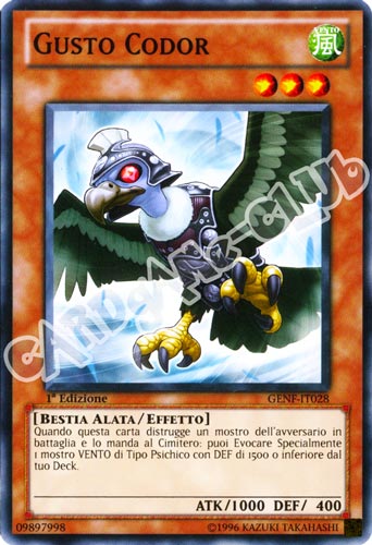 GENF-IT028 Gusto Codor comune 1a Edizione (IT) -NEAR MINT-