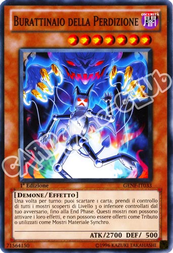 GENF-IT033 Burattinaio della Perdizione comune 1a Edizione (IT) -NEAR MINT-