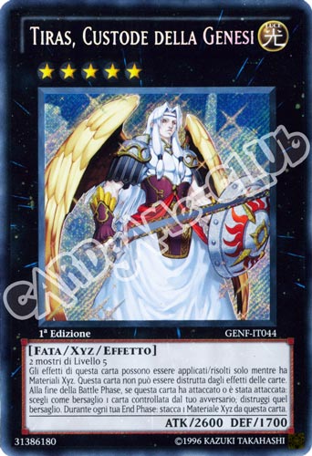 GENF-IT044 Tiras, Custode della Genesi rara segreta 1a Edizione (IT) -NEAR MINT-