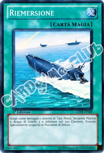 GENF-IT049 Riemersione super rara 1a Edizione (IT) -NEAR MINT-