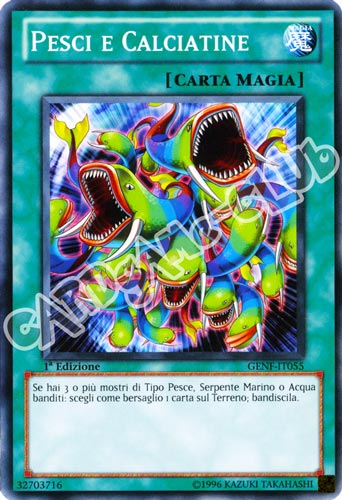 GENF-IT055 Pesci e Calciatine comune 1a Edizione (IT) -NEAR MINT-