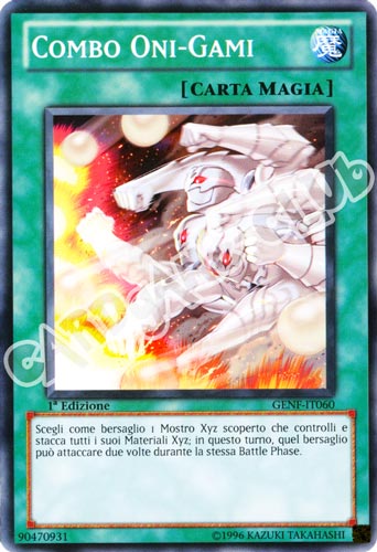 GENF-IT060 Combo Oni-Gami comune 1a Edizione (IT) -NEAR MINT-