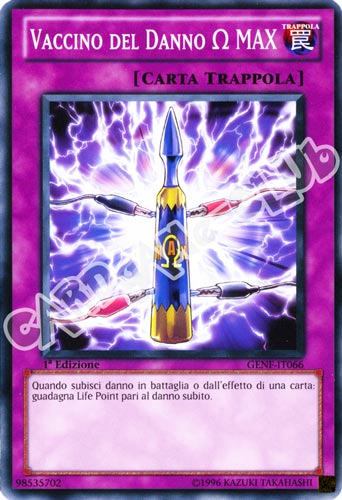 GENF-IT066 Vaccino del danno Omega MAX comune 1a Edizione (IT) -NEAR MINT-