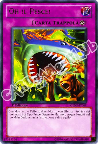 GENF-IT069 Oh il Pesce! rara 1a Edizione (IT) -NEAR MINT-