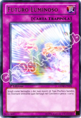 GENF-IT070 Futuro Luminoso rara 1a Edizione (IT) -NEAR MINT-