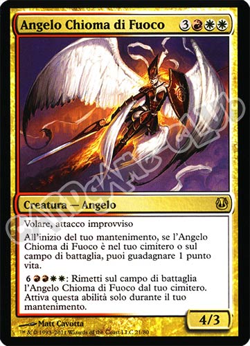 21 / 80 Angelo Chioma di Fuoco rara (IT) -NEAR MINT-