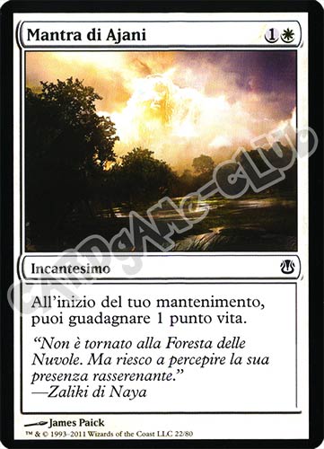 22 / 80 Mantra di Ajani comune (IT) -NEAR MINT-