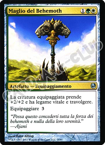 28 / 80 Maglio del Behemoth non comune (IT) -NEAR MINT-