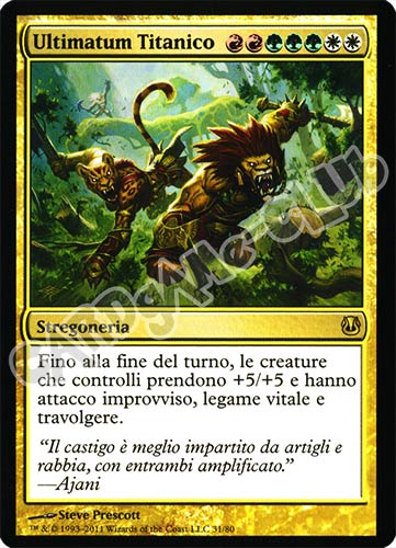 31 / 80 Ultimatum Titanico rara (IT) -NEAR MINT-