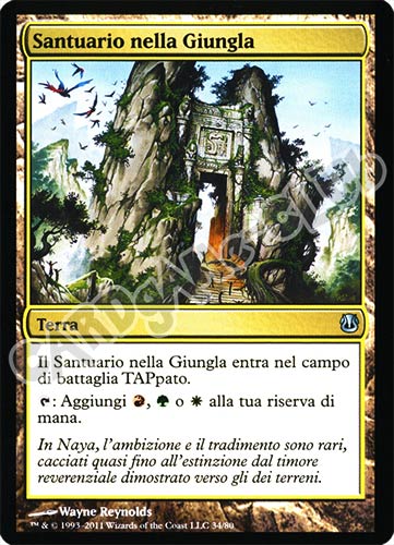 34 / 80 Santuario nella Giungla non comune (IT) -NEAR MINT-