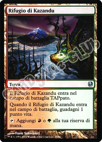 35 / 80 Rifugio di Kazandu non comune (IT) -NEAR MINT-