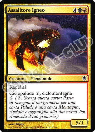 57 / 80 Assalitore Igneo comune (IT) -NEAR MINT-