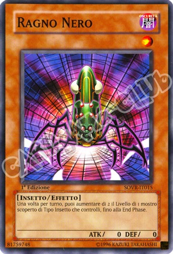 SOVR-IT015 Ragno Nero comune 1a Edizione (IT) -NEAR MINT-