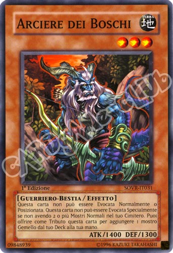 SOVR-IT031 Arciere dei Boschi comune 1a Edizione (IT) -NEAR MINT-