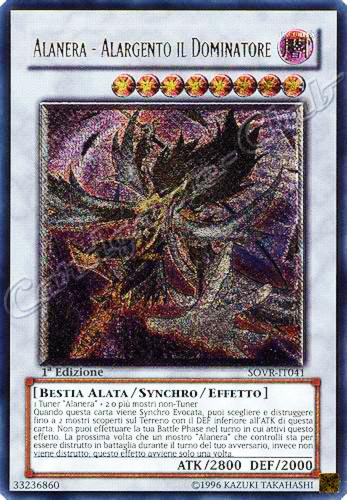 SOVR-IT041 Alanera - Alargento il Dominatore rara ultimate 1a Edizione (IT) -NEAR MINT-