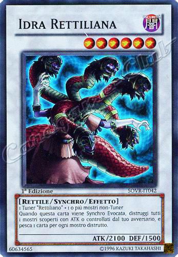 SOVR-IT042 Idra Rettiliana super rara 1a Edizione (IT) -NEAR MINT-