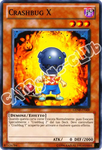 GENF-IT009 Crashbug X comune Unlimited (IT) -NEAR MINT-
