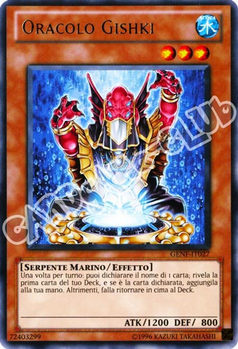 GENF-IT027 Oracolo Gishki rara Unlimited (IT) -NEAR MINT-