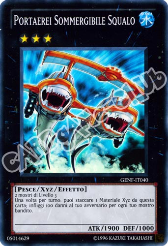 GENF-IT040 Portaerei Sommergibile Squalo super rara Unlimited (IT) -NEAR MINT-