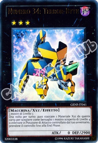 GENF-IT041 Numero 34: Terror-Byte ultra rara Unlimited (IT) -NEAR MINT-