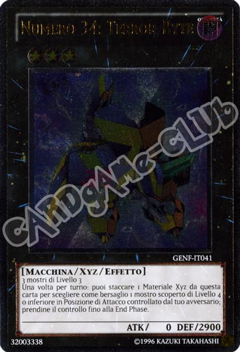GENF-IT041 Numero 34: Terror-Byte rara ultimate Unlimited (IT) -NEAR MINT-