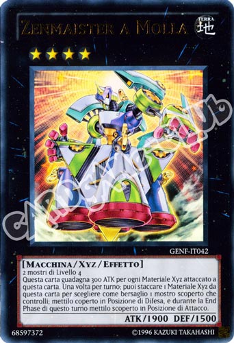 GENF-IT042 Zenmaister a Molla ultra rara Unlimited (IT) -NEAR MINT-