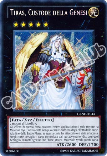 GENF-IT044 Tiras, Custode della Genesi rara segreta Unlimited (IT) -NEAR MINT-