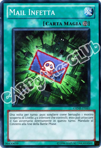 GENF-IT051 Mail Infetta super rara Unlimited (IT) -NEAR MINT-
