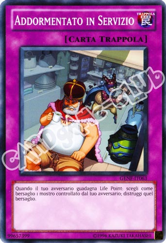 GENF-IT063 Addormentato in Servizio comune Unlimited (IT) -NEAR MINT-
