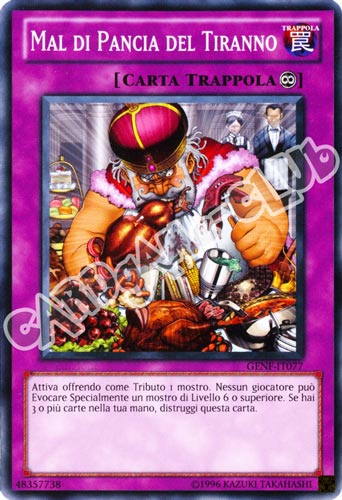 GENF-IT077 Mal di Pancia del Tiranno comune Unlimited (IT) -NEAR MINT-